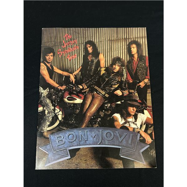 Bon Jovi 'The Jersey Syndicate' Tour Souvenir Concert Program Book