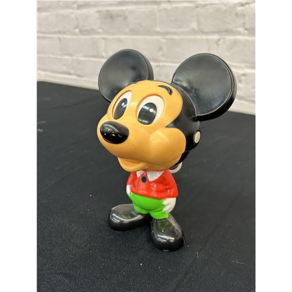 Vintage Walt Disney 1976 Mickey Mouse Chatter Chum 7" Pull String Mattel Talk Works