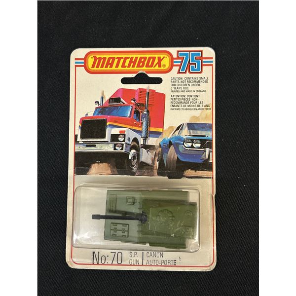 Original 1978 Matchbox Car Super Fast No 70 S-P Gun Tank Car MOC