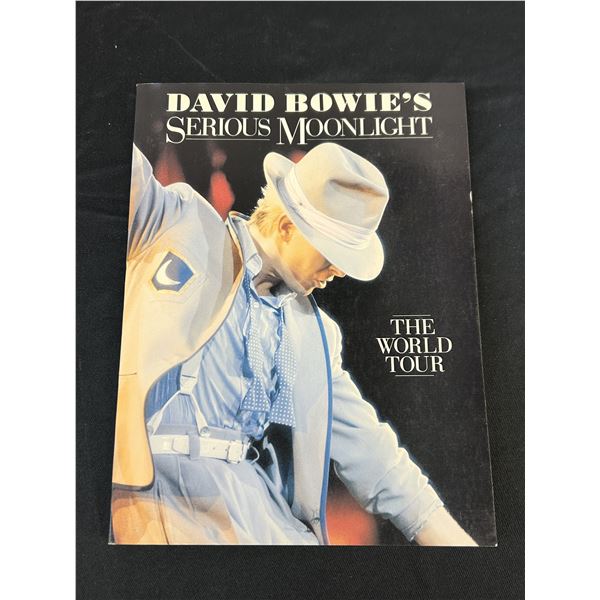 David Bowie's Serious Moonlight The World Tour Oversized Coffee Table Book