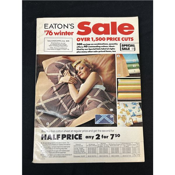 Vintage Eatons Winter Sale1976 Catalog Canada 180 Pages