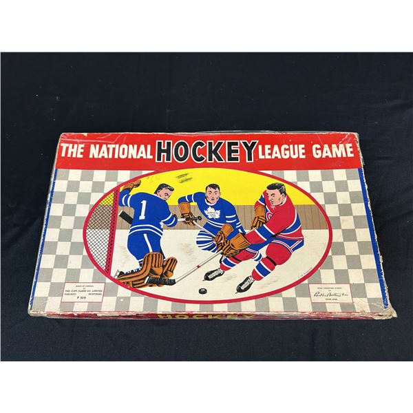 The National Hockey league game Montreal Canadians / Toronto Maple Leafs 1957