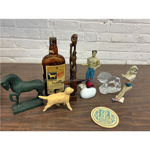 10pcs Knick Knacks Can Sidekicks, Figurines, Trinkets, Wooden Carved Figurines