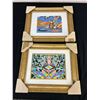 Image 1 : Lot of 2 Original Lillian Austin Framed Paintings in Gold Tone Frames, 15" x 17.5"