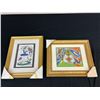 Image 1 : Lot of 2 Framed Lillian Austin Original Paintings 15" x 17.5" Gold Tone Frames, Unnamed