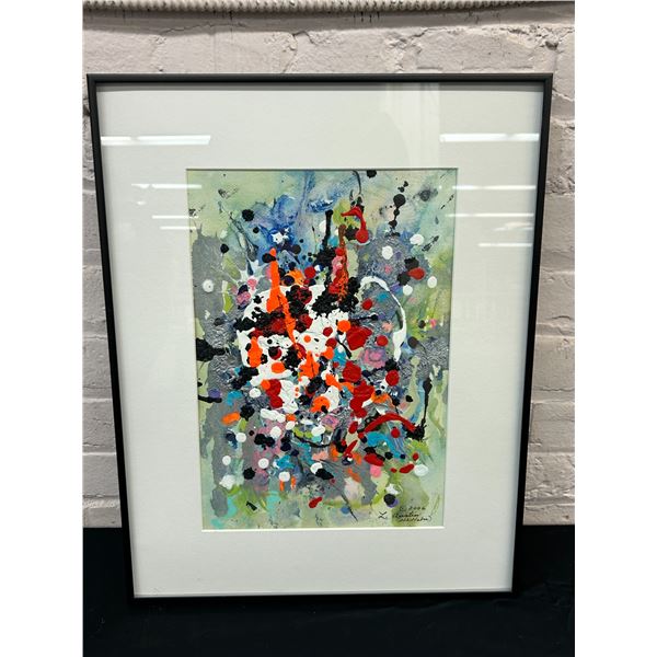 "The Blizzard At Oz" Framed Original Lillian Austin Painting 16" x 20"