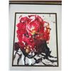 Image 2 : Lot of 2 Lillian Austin Framed Original Abstract Paintings 15" x 18"