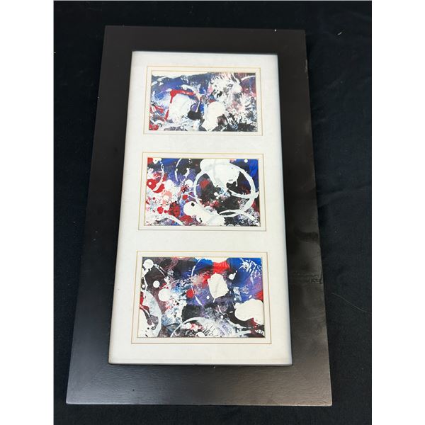 11" x 18" Framed Lillian Austin Original Paintings 3-Piece Set