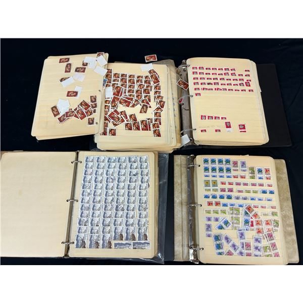 3 Binders Full of Canadian Stamps mostly 70s USED, sorted