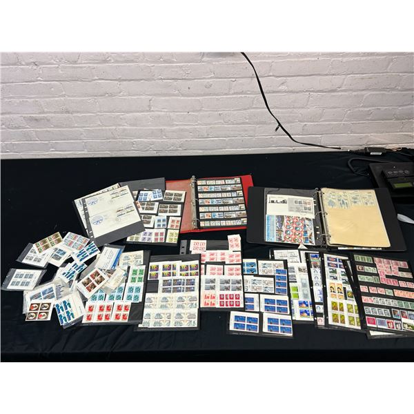 Collection of Canadian Stamps, Mostly Unused, Sorted, 1st Date Covers, Plate Blocks, Singles, etc