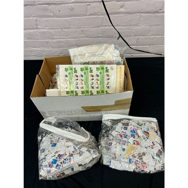 File Box FULL of Unsorted Stamps