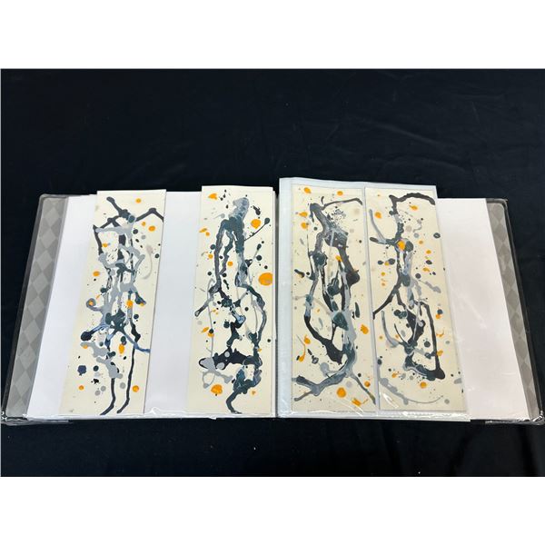 Binder of Lillian Austin Original Original Paintings on Paper, Organized 12" x 14"