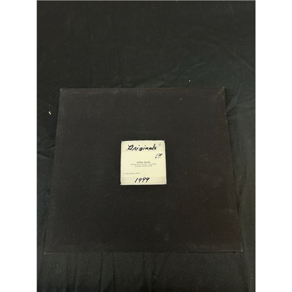 Binder of Lillian Austin Original Original Paintings on Paper, Organized 12" x 14"