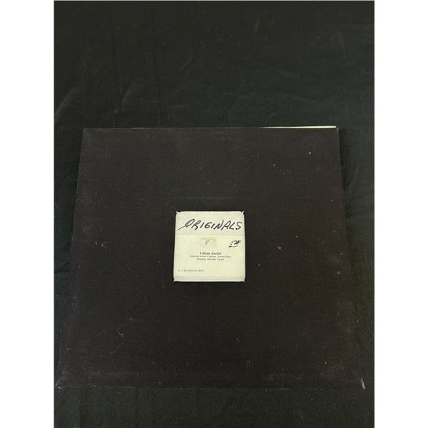 Binder of Lillian Austin Original Original Paintings on Paper, Organized 12" x 14"