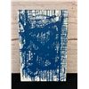 Image 1 : Unnamed Unsigned Lillian Austin Blue Drip Canvas Painting 2ft x 3ft