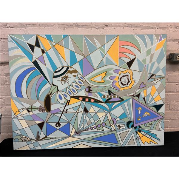 Unnamed by Lillian Austin Original Canvas Painting 30" x 38"