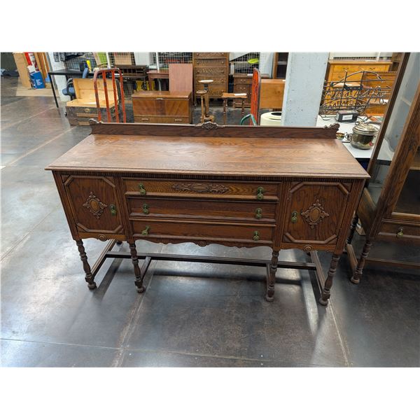 Peppler Brothers Solid Wood Oak Sideboard
