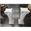 Image 1 : Pair of Plaster/Chalkware Columns
