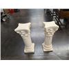 Image 2 : Pair of Plaster/Chalkware Columns