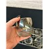 Image 4 : Vintage Silver Fade Roly Poly Caddy Set of 6 Glasses, MCM