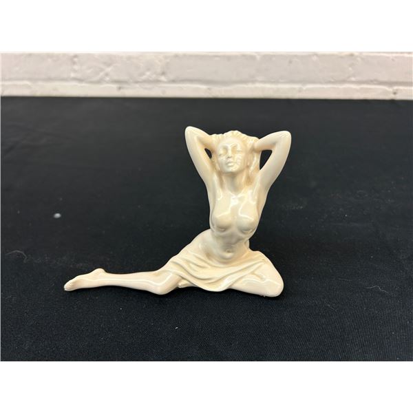 Ceramic Female Nude Figurine 4" x 6"
