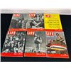 Image 1 : Lot of 6 LIFE Magazines circa 1940s