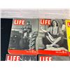 Image 2 : Lot of 6 LIFE Magazines circa 1940s