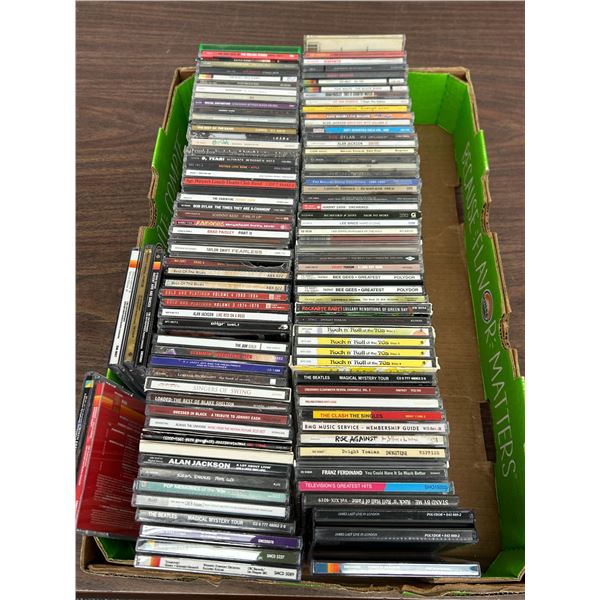100+ Assorted CD Disks Unsorted Rock, Classical, Country, etc