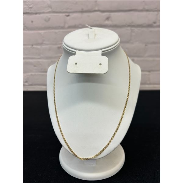 1 Stamped 10k Yellow Gold 20" Chain Necklace 1.82 Grams