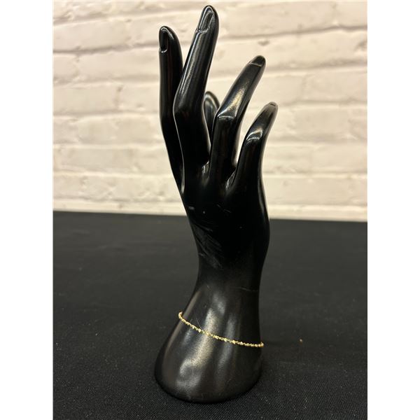 10k Yellow Gold Ladies Twisted Serpentine Bracelet 1.48 grams 7"