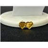Image 2 : 14k Yellow Gold Heart Shaped Locket 1.2 grams ( has some dents )
