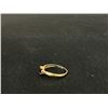 Image 6 : 10k Yellow Gold Ring Synthetic Ruby, 2 Small Diamonds, 1.28 grams, Size 5.5