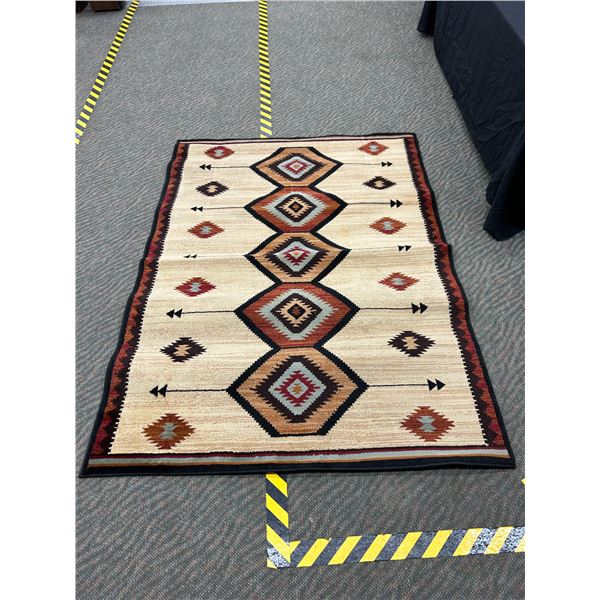 Tribal Aztec Style Floor Rug 7ft x 62”