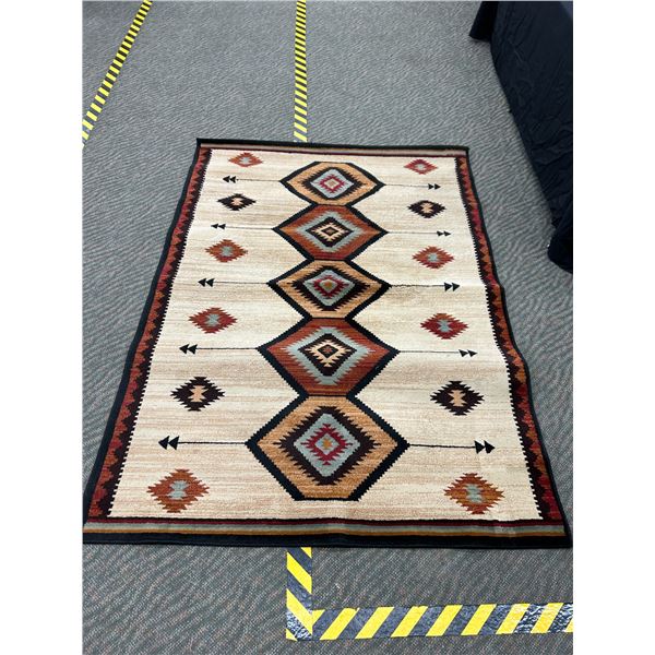 Tribal Aztec Style Floor Rug 7ft x 62”