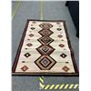 Image 1 : Tribal Aztec Style Floor Rug 7ft x 62”