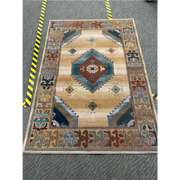 Tribal Aztec Style Floor Rug 62” x 90”