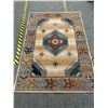 Image 1 : Tribal Aztec Style Floor Rug 62” x 90”