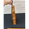 Image 3 : Vintage Unmarked Wooden Violin with Bow, in Case (as is, damage)