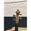 Image 7 : Vintage Unmarked Wooden Violin with Bow, in Case (as is, damage)