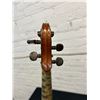Image 8 : Vintage Unmarked Wooden Violin with Bow, in Case (as is, damage)
