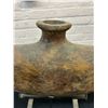 Image 4 : Antique Terracotta Pilgrim Vase with Stand 19" tall 21" wide