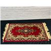 Image 1 : Persian Style Red Ornate Floor Rug 2ft x 47" (some wear)