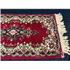 Image 3 : Persian Style Red Ornate Floor Rug 2ft x 47" (some wear)