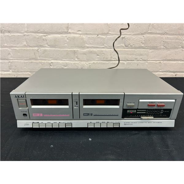 AKAI Stereo Double Cassette Deck HX-A301W
