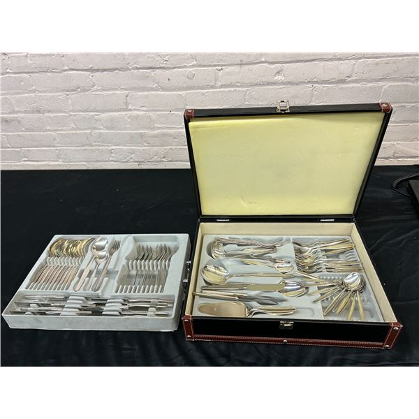 Full Set of Silver Plated Cutlery in Box