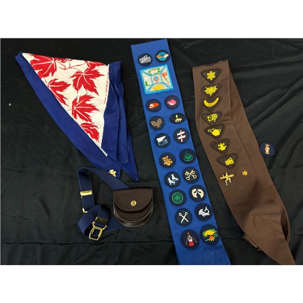 Girl Guides Sashes, Patches, Etc
