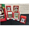Image 3 : Lot of 7 Christmas Snow Globes, Candle Holders, 12" Animated Figure with Lights