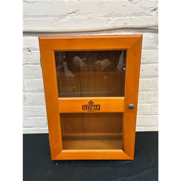 Sleeman Wooden Display Case 14" x 7" x 19"