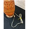 Image 6 : Ceramic Base Beige and Orange Table Lamp *works 40"