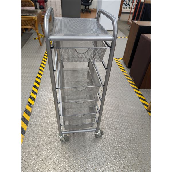 Metal Rolling Cart w/ 5 Drawers
